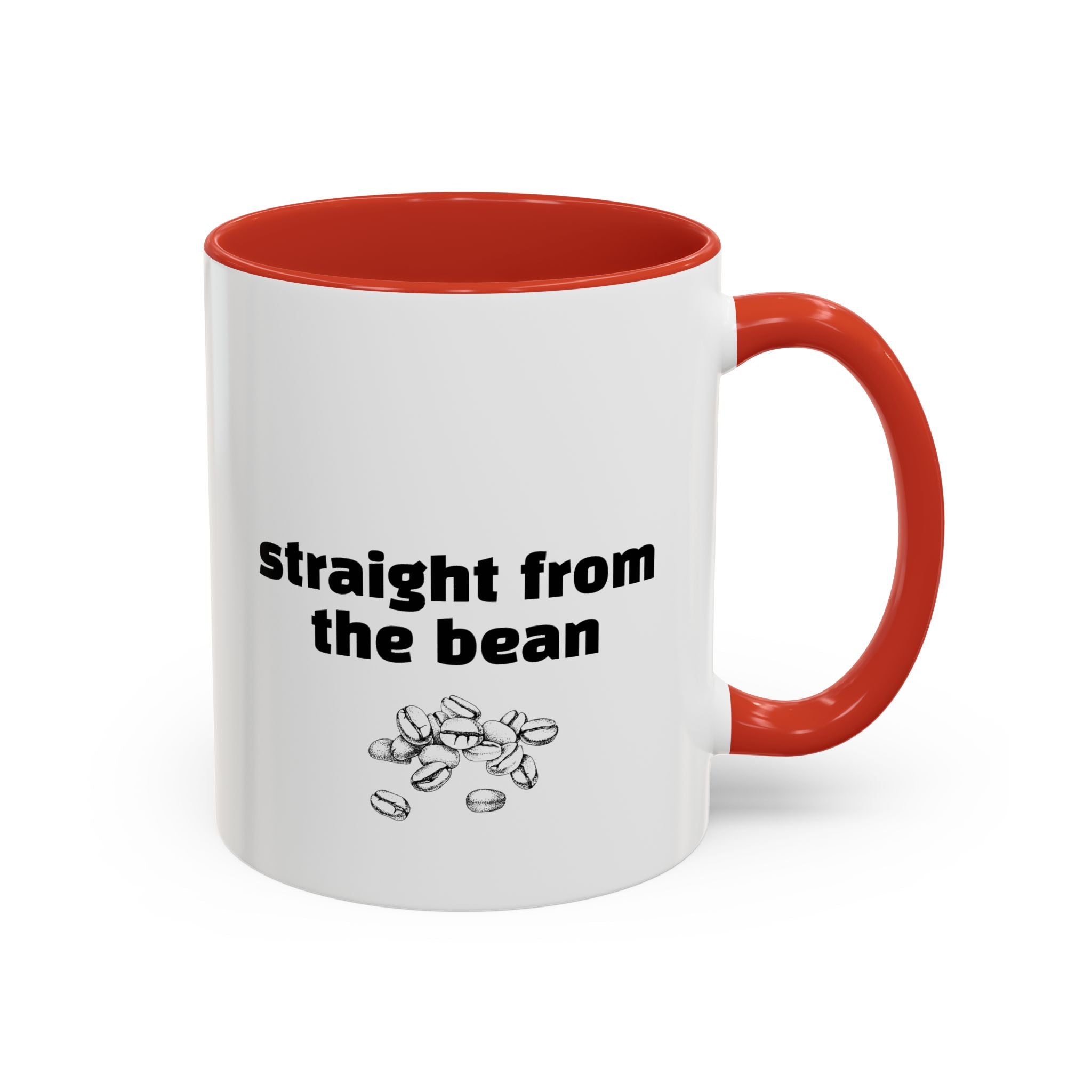 Straight From The Bean Coffee Mug — 11/15oz Accent Ceramic Mug