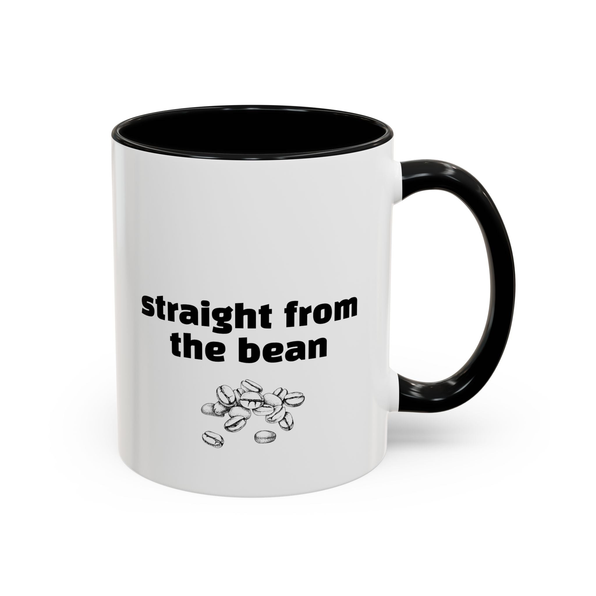 Straight From The Bean Coffee Mug — 11/15oz Accent Ceramic Mug