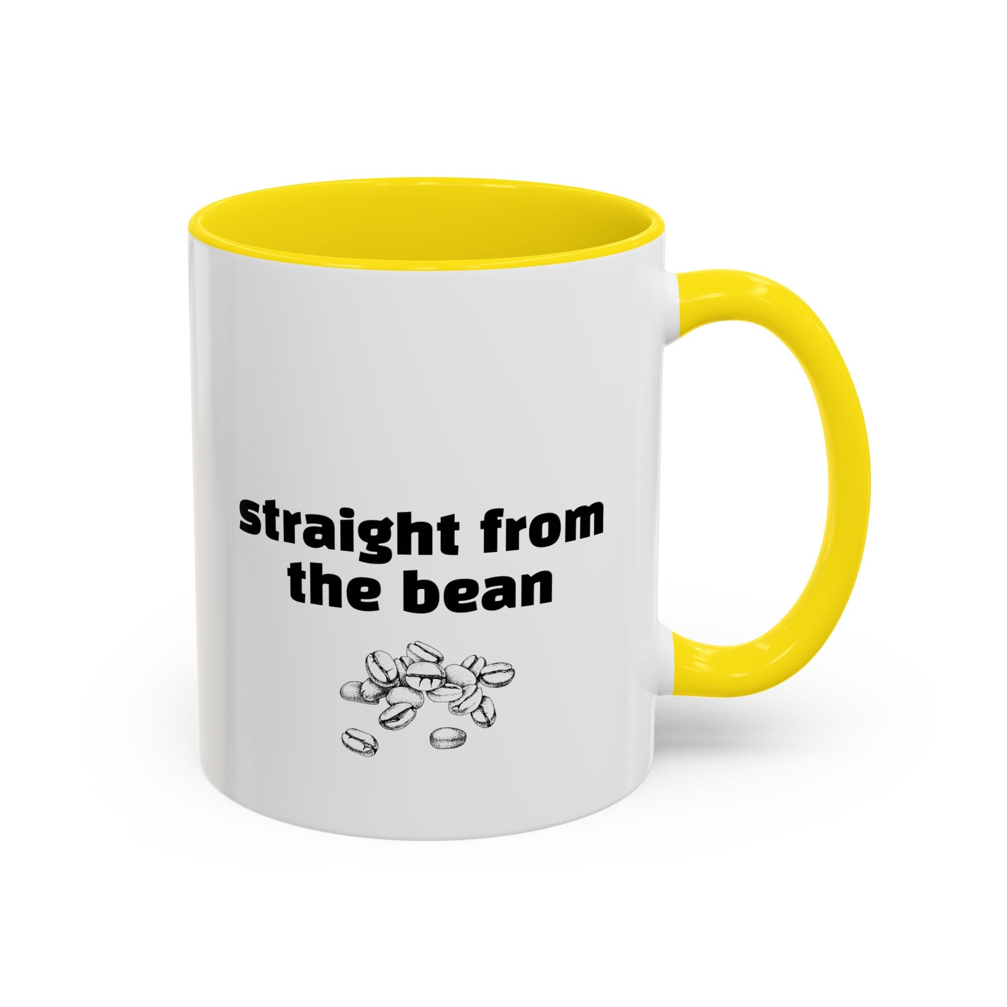 Straight From The Bean Coffee Mug — 11/15oz Accent Ceramic Mug